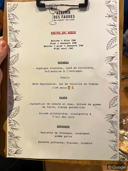 Photo 2 de Atelier des Faures, restaurant à Bordeaux
