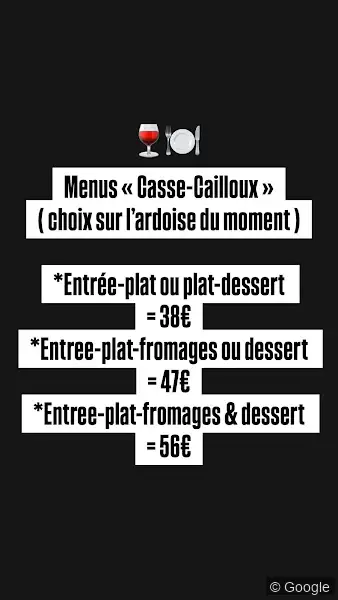 Photo 2 de Casse-Cailloux, restaurant à Tours