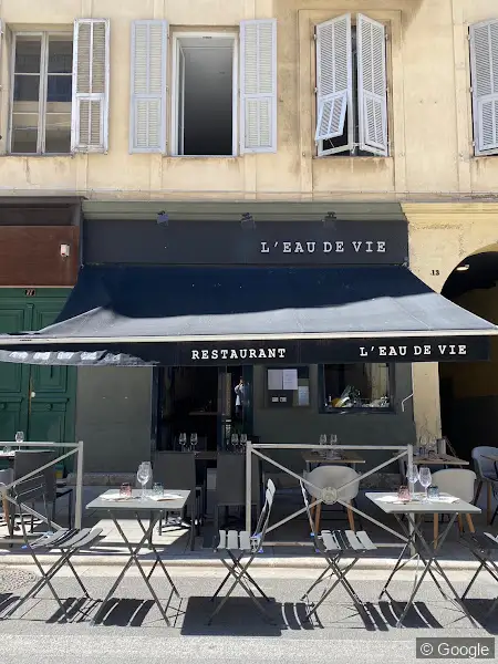Photo de L'Eau de vie, restaurant à Nice