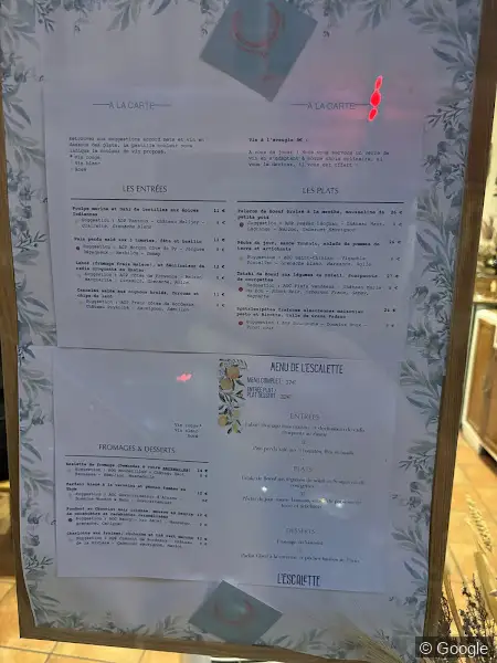Photo 2 de L'Escalette, restaurant à Bordeaux