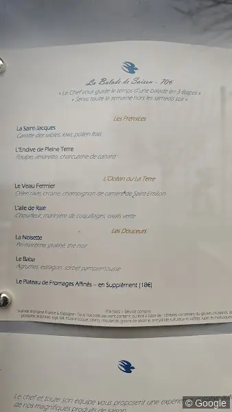Photo 2 de L'Oiseau Bleu, restaurant à Bordeaux