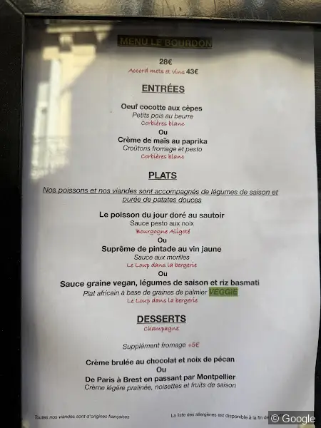 Photo 2 de Le Bourdon, restaurant à Montpellier