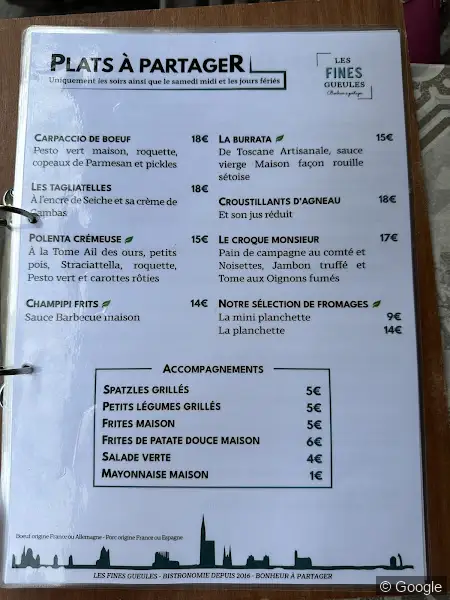 Photo 2 de Les Fines Gueules, restaurant à Strasbourg