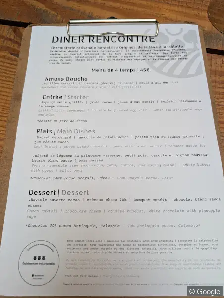 Photo 2 de Les Récoltants, restaurant à Bordeaux