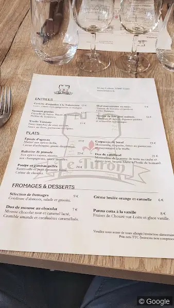 Photo 2 de Restaurant Le Turon, restaurant à Tours
